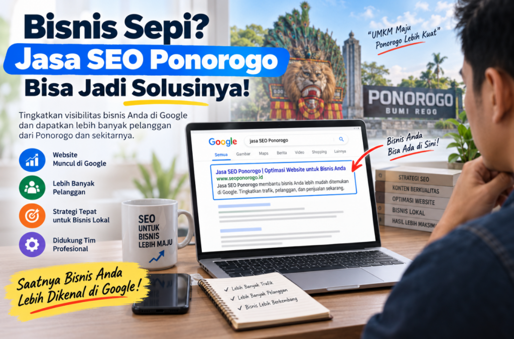 Bisnis Sepi Jasa SEO Ponorogo Bisa Jadi Solusinya!