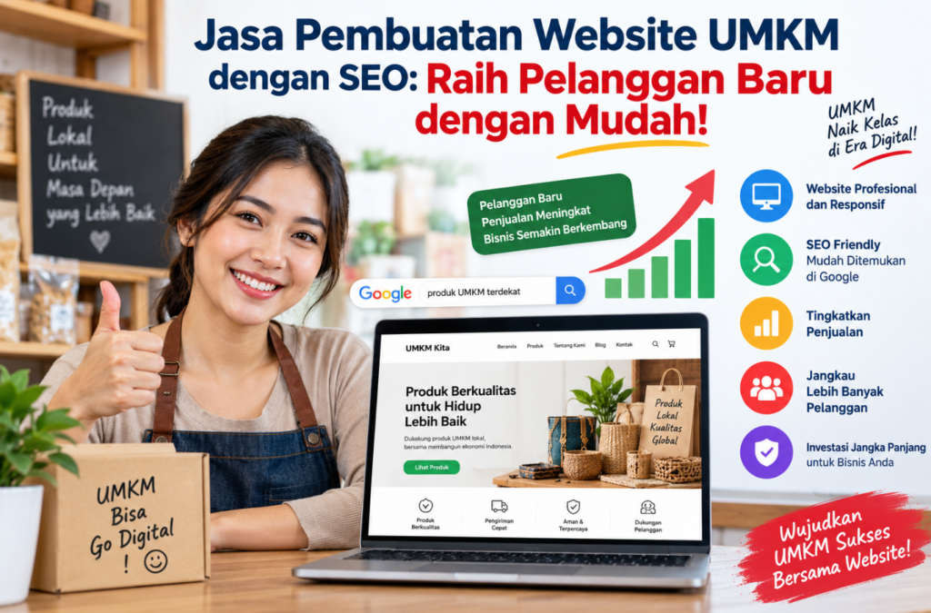 Jasa Pembuatan Website UMKM dengan SEO Raih Pelanggan Baru dengan Mudah!