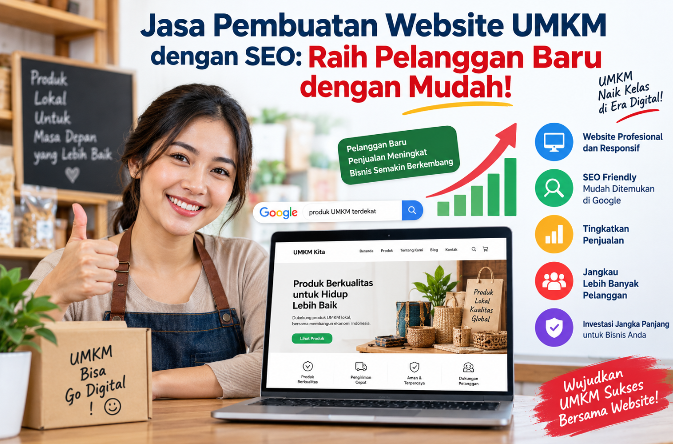 Jasa Pembuatan Website UMKM dengan SEO: Raih Pelanggan Baru dengan Mudah!