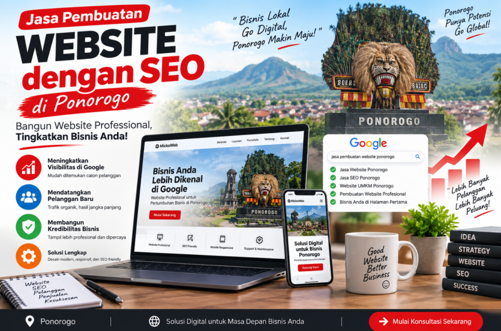 Jasa Pembuatan Website dengan SEO di Ponorogo Apa Manfaatnya