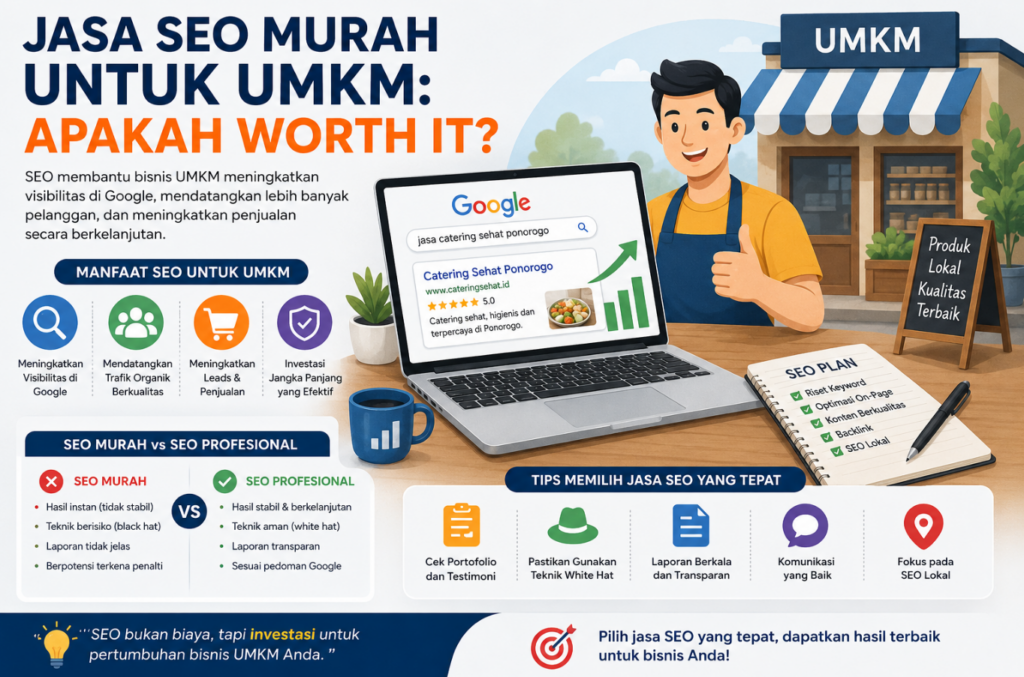 Jasa SEO Murah untuk UMKM Apakah Worth It