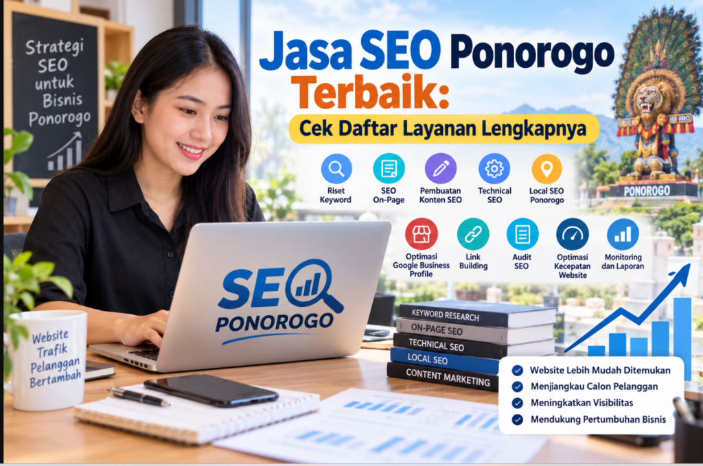 Jasa SEO Ponorogo Terbaik Cek Daftar Layanan Lengkapnya