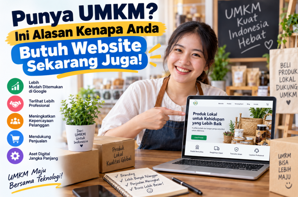 Punya UMKM Ini Alasan Kenapa Anda Butuh Website Sekarang Juga!