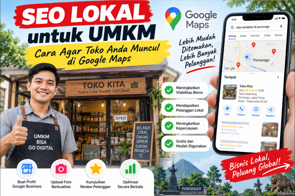 SEO Lokal untuk UMKM Cara Agar Toko Anda Muncul di Google Maps
