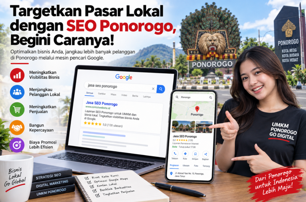 Targetkan Pasar Lokal dengan SEO Ponorogo, Begini Caranya!