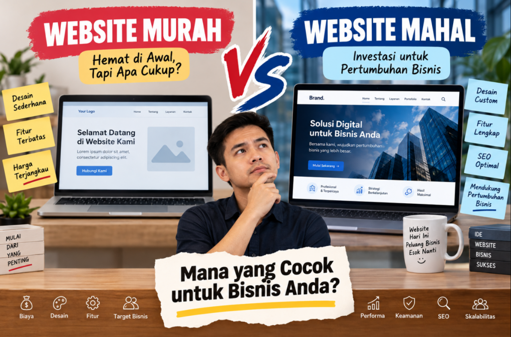 Website Murah vs. Website Mahal Mana yang Cocok untuk Bisnis Anda